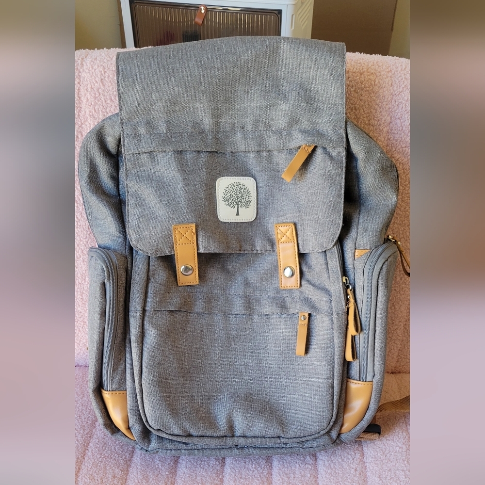 Gray Canvas Birch Bag Backpack